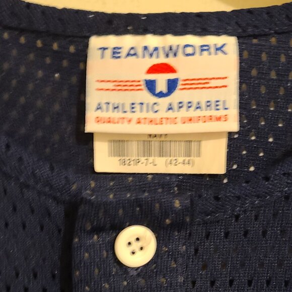 Vintage Patriots Teamwork Athletic Apparel Baseball Jersey - Picture 3 of 3